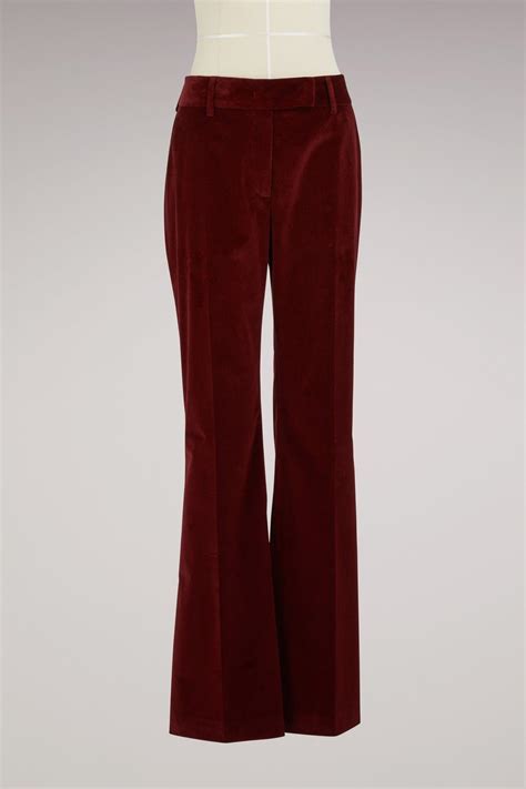 prada velvet pants|prada pants women's.